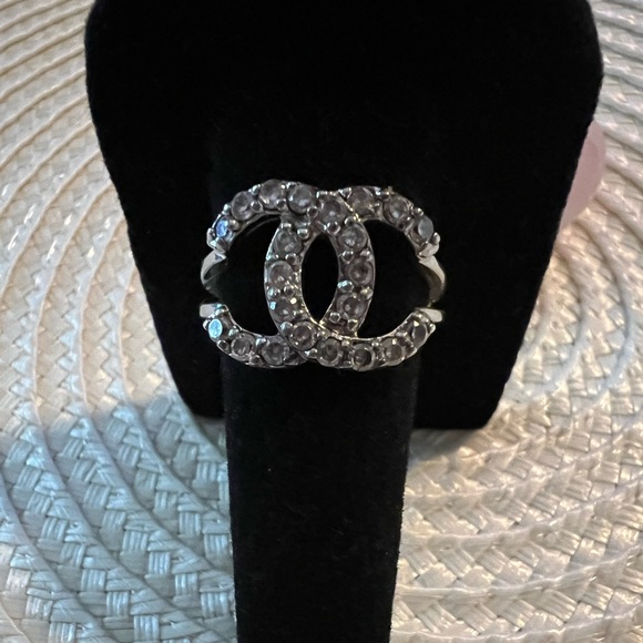 Esse Jewelry - Designer Esse .925 Sterling Silver CC Crystal Ring